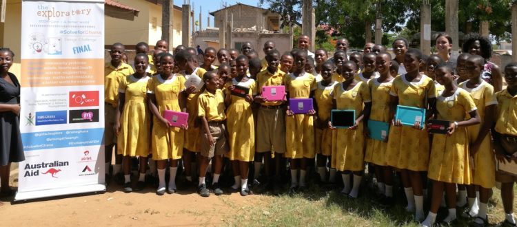 Students receive digital resource from Australian High Commission Ghana